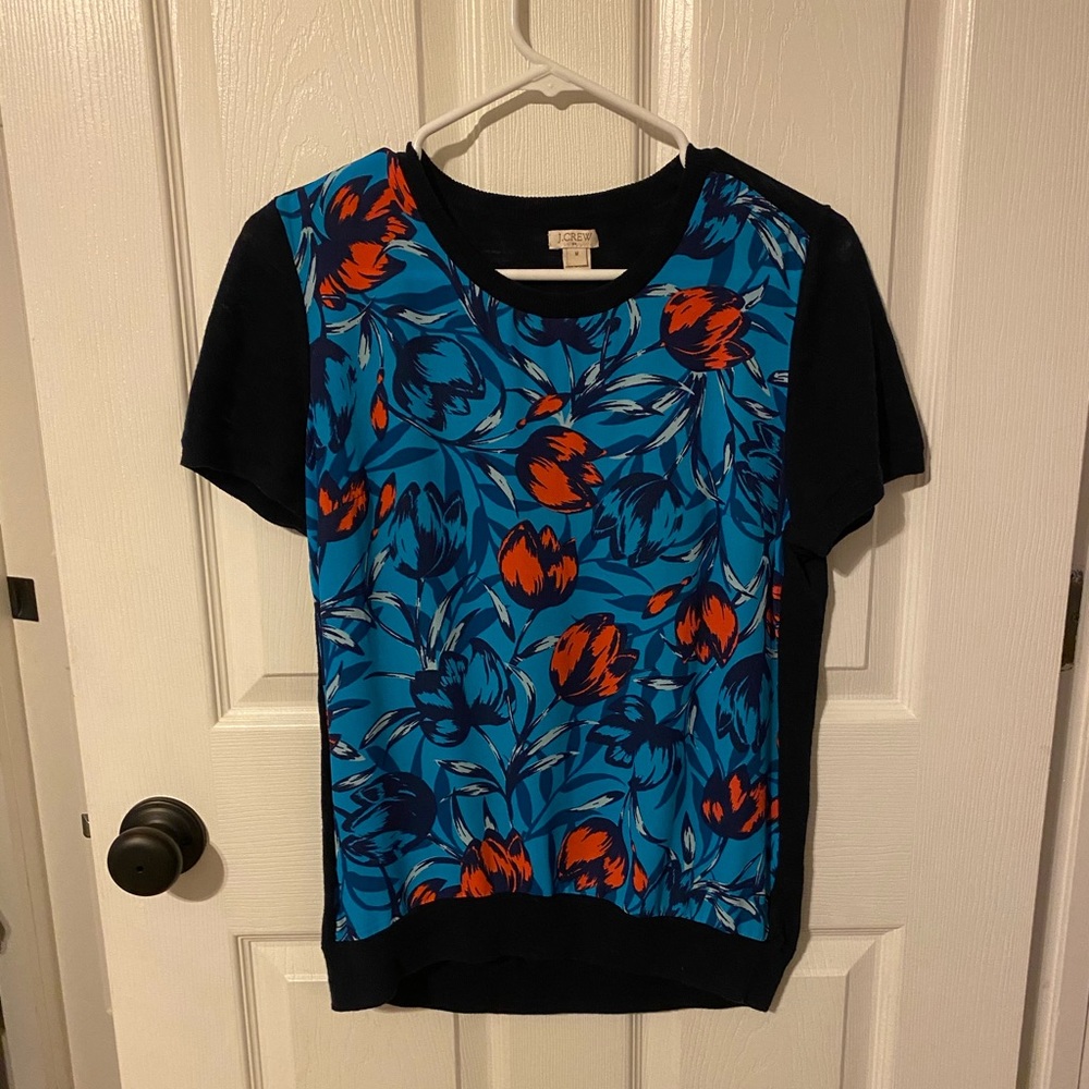J.Crew Mixed Media Sweater